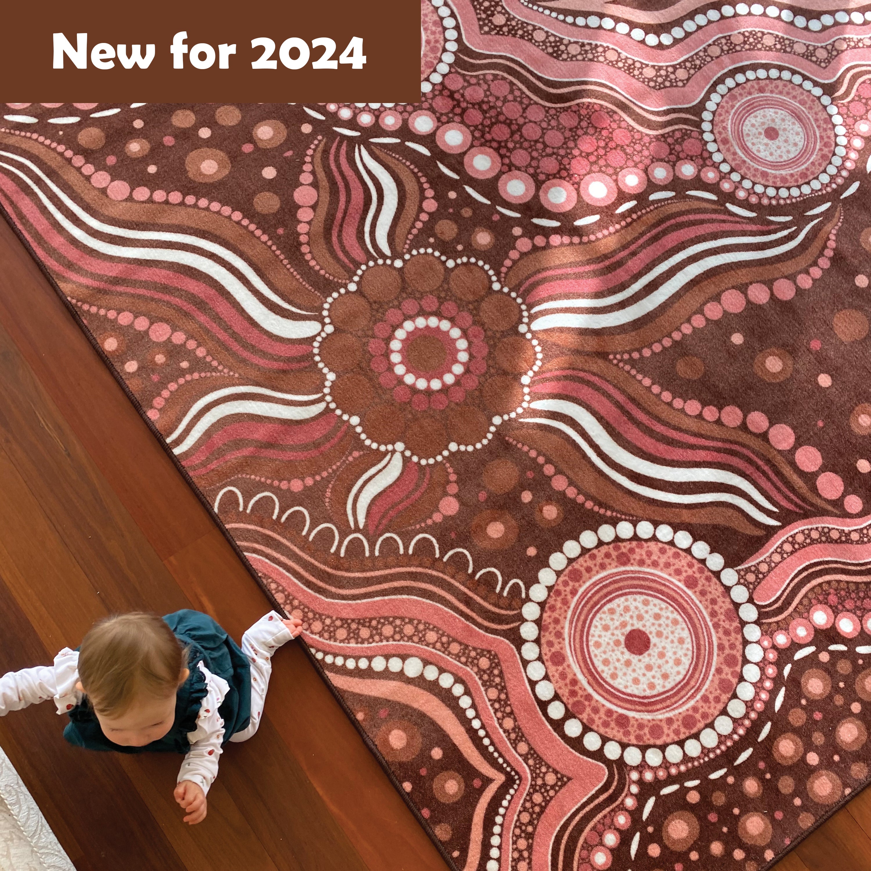 Aboriginal Art Bush Dreaming Rug