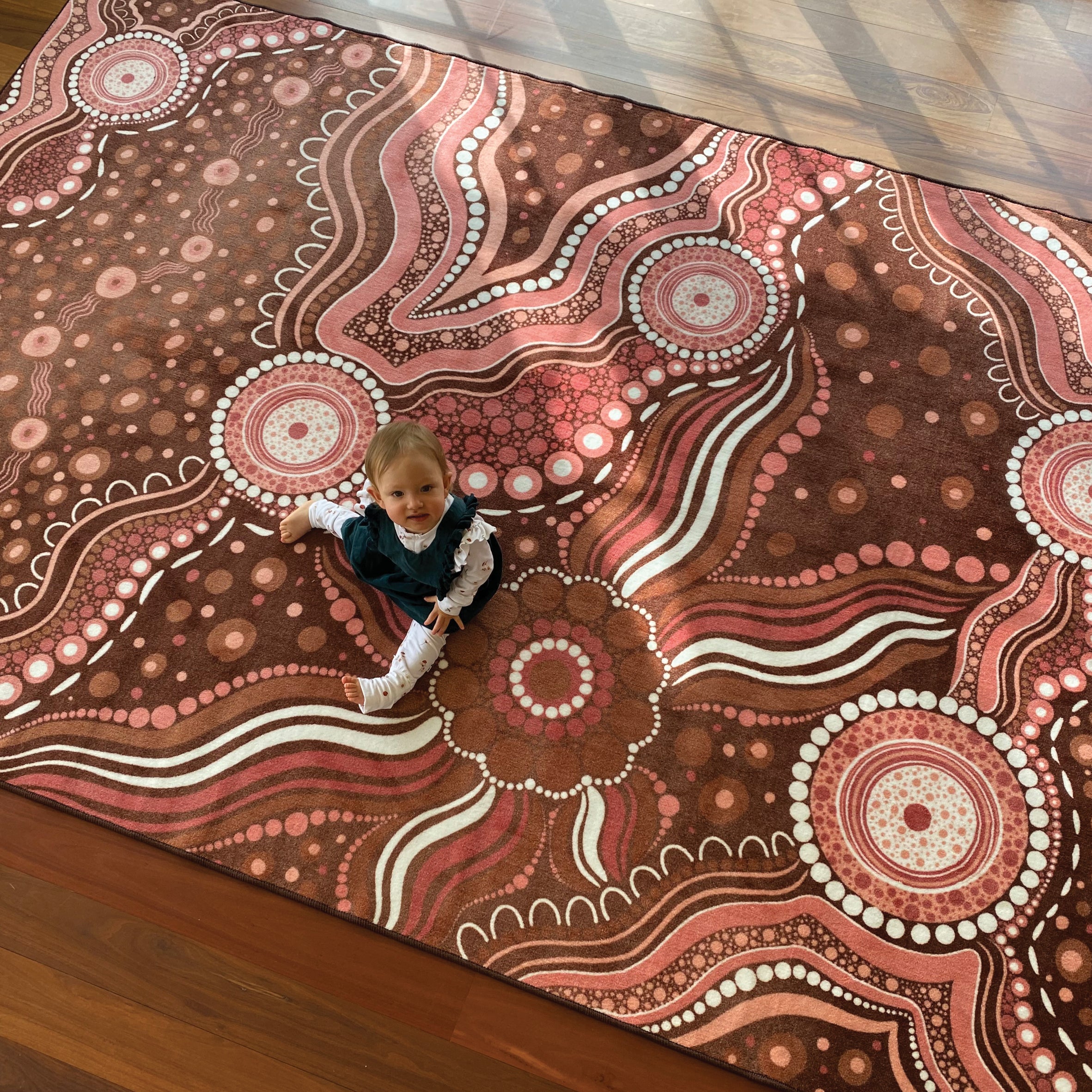 Aboriginal Art Bush Dreaming Rug