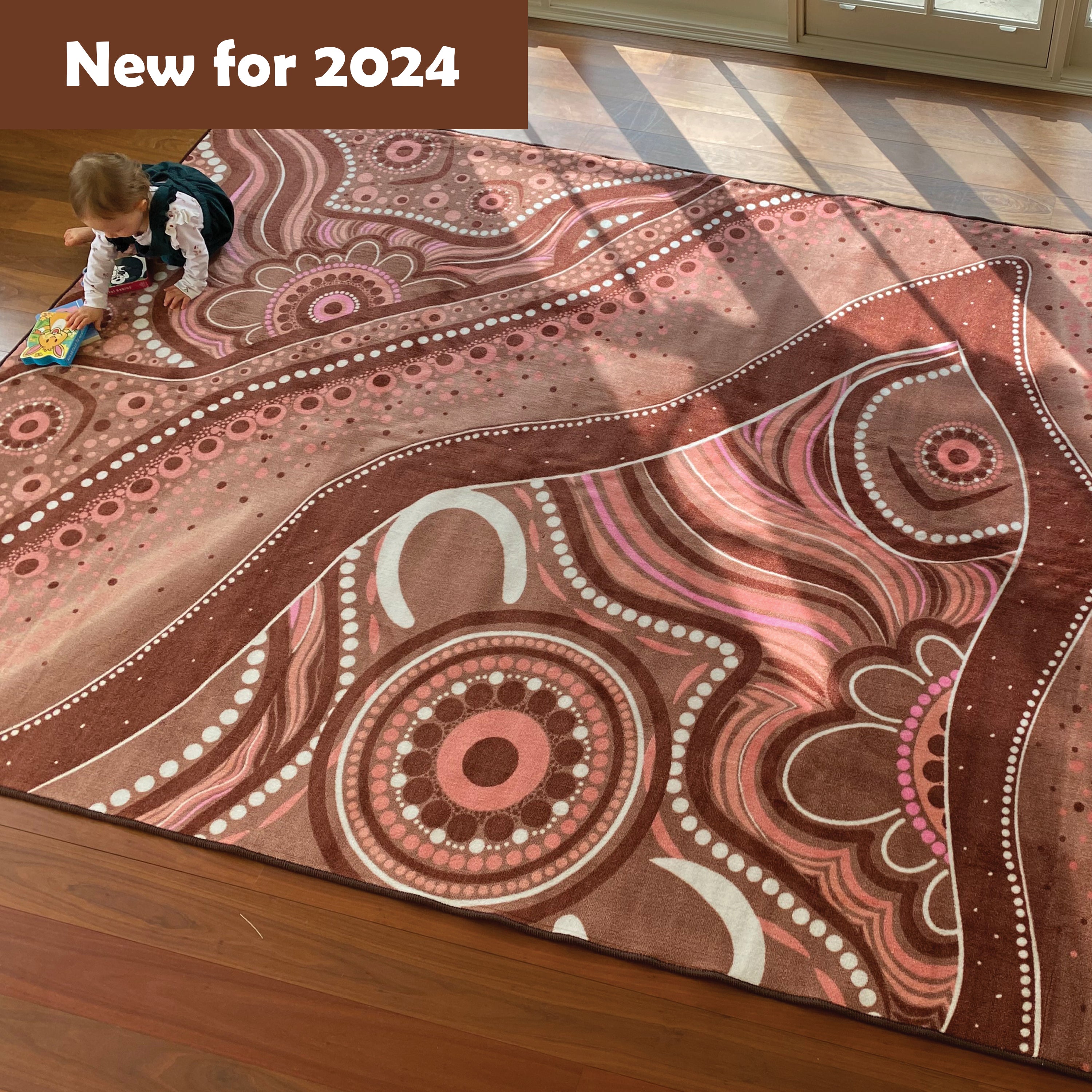 Aboriginal Art Desert Dreaming Rug